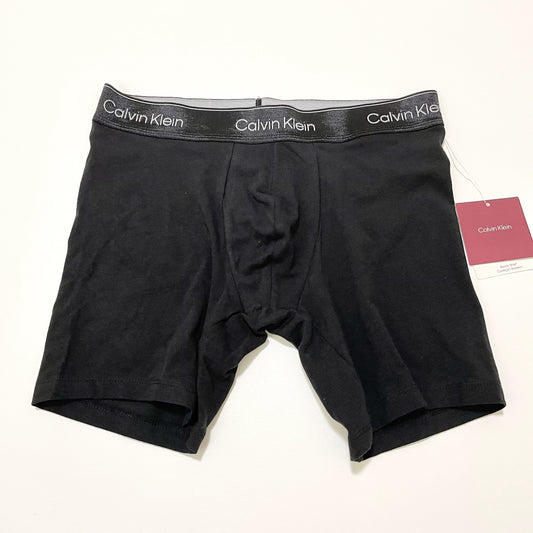 カルバンクライン ボクサーパンツ S ロゴ 下着 前閉じ メンズ 黒 ブラック