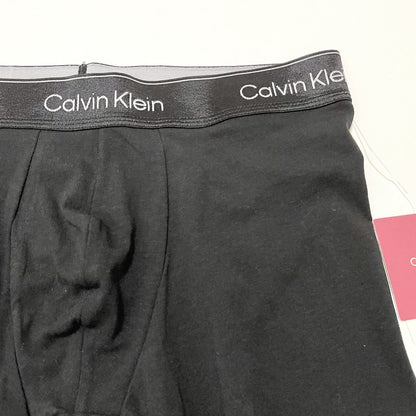 カルバンクライン ボクサーパンツ S ロゴ 下着 前閉じ メンズ 黒 ブラック