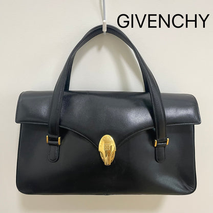 GIVENCHY ジバンシー ハンドバッグ フォーマルバッグ ミニバッグ レディース シンプル 黒 ブラック 美品 中古
