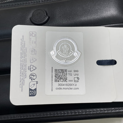 MONCLER モンクレール ショルダーバッグ クロスボディ キルティング 斜め掛け レザー シンプル 黒 ブラック 新品未使用