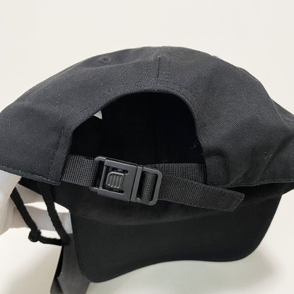 MONCLER モンクレール ベースボーキャップ 帽子 ロゴ シンプル プリント メンズ レディース 黒 ブラック 新品未使用