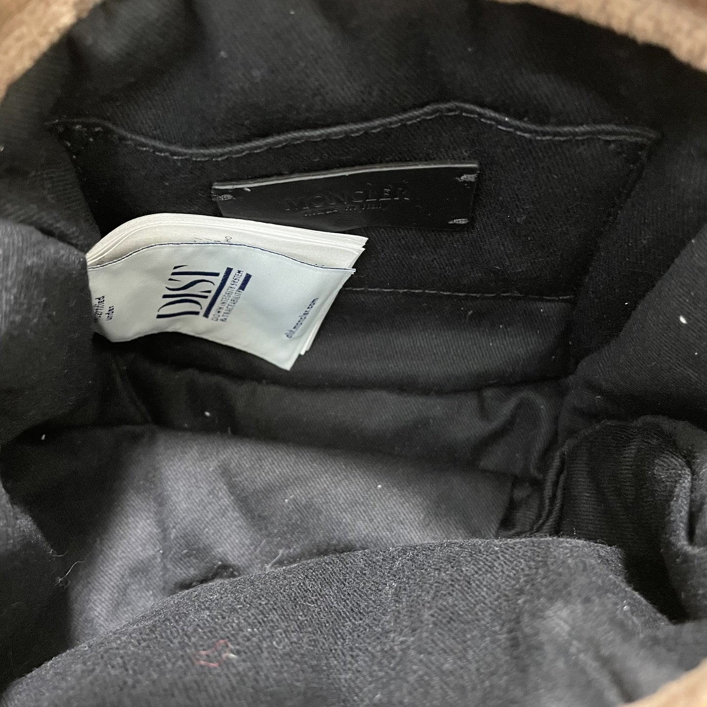 MONCLER モンクレール ショルダーバッグ ハンドバッグ コーデュロイ ダウン ミニバッグ レディース ブラウン 新品未使用