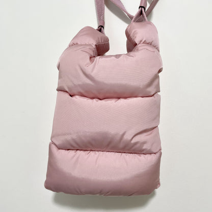 MONCLER モンクレール ショルダーバッグ ミニバッグ キルティング レディース ピンク ロゴ シンプル ダウン 新品未使用