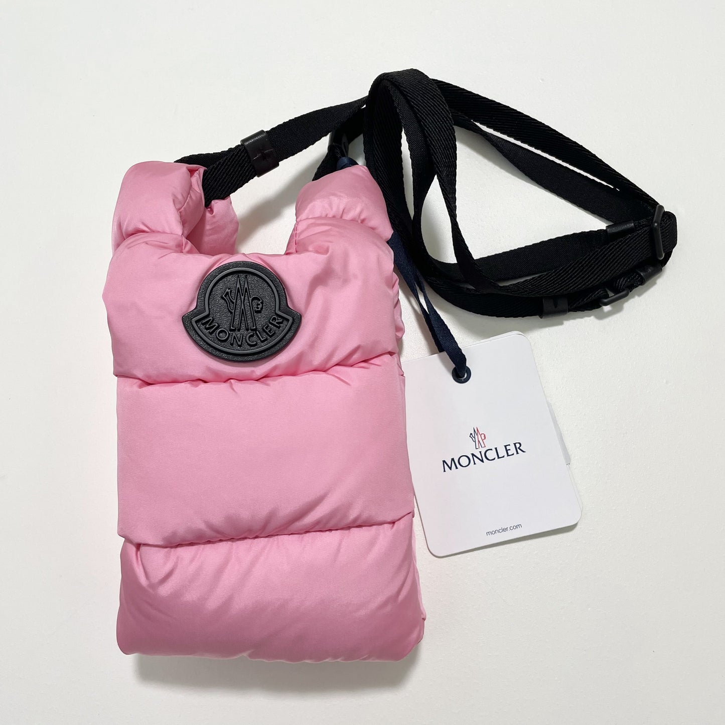 MONCLER モンクレール ショルダーバッグ ミニバッグ キルティング レディース ピンク ロゴ シンプル ダウン 新品未使用