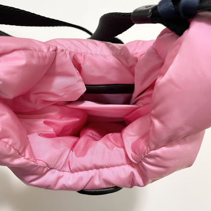 MONCLER モンクレール ショルダーバッグ ミニバッグ キルティング レディース ピンク ロゴ シンプル ダウン 新品未使用