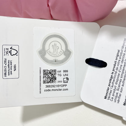 MONCLER モンクレール ショルダーバッグ ミニバッグ キルティング レディース ピンク ロゴ シンプル ダウン 新品未使用