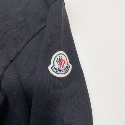 MONCLER モンクレール Tシャツ 長袖 カットソー プリント クルーネック レディース ブラック シンプル 新品未使用