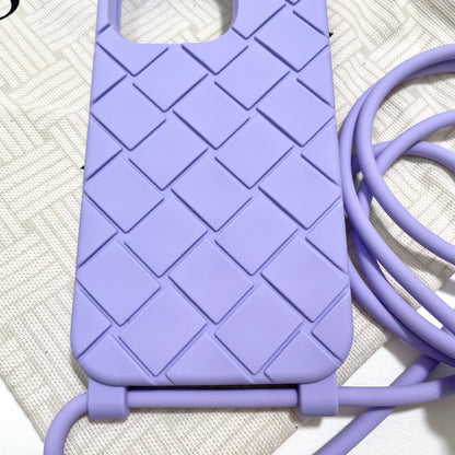 BOTTEGA VENETA ボッテガヴェネタ iPhone14 Pro ケース スマホケース パープル アイフォン 新品未使用