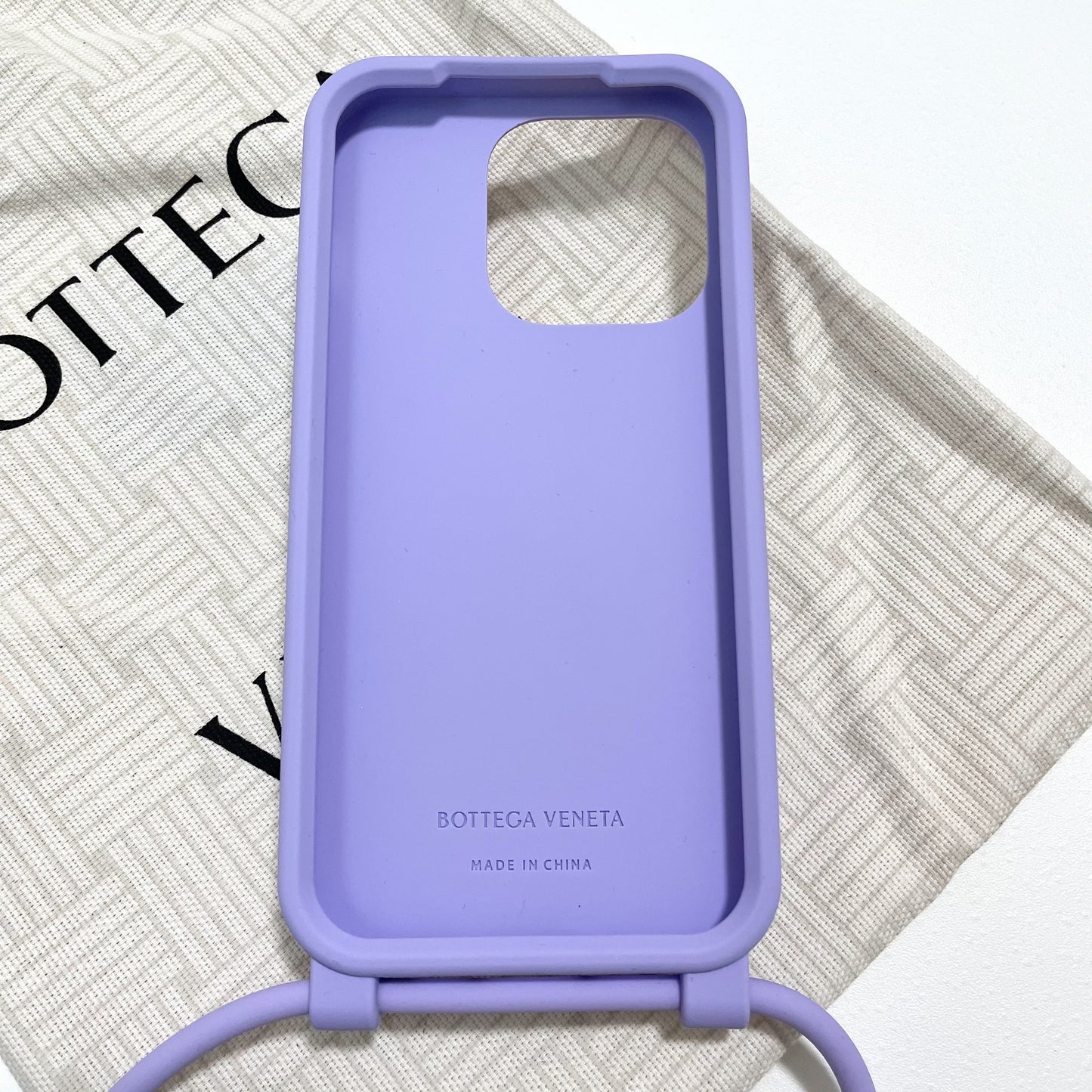 BOTTEGA VENETA ボッテガヴェネタ iPhone14 Pro ケース スマホケース パープル アイフォン 新品未使用