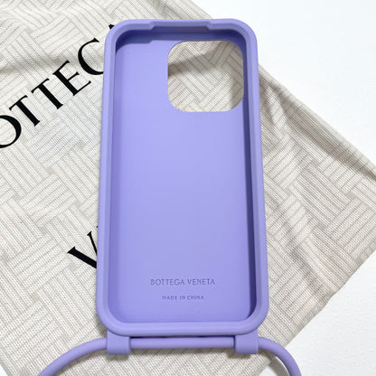 BOTTEGA VENETA ボッテガヴェネタ iPhone14 Pro ケース スマホケース パープル アイフォン 新品未使用
