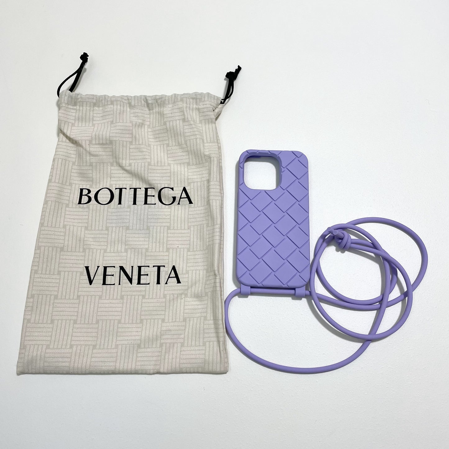 BOTTEGA VENETA ボッテガヴェネタ iPhone14 Pro ケース スマホケース パープル アイフォン 新品未使用