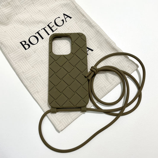 BOTTEGA VENETA ボッテガヴェネタ iPhone14 Pro ケース スマホケース ブラウン アイフォン 新品未使用