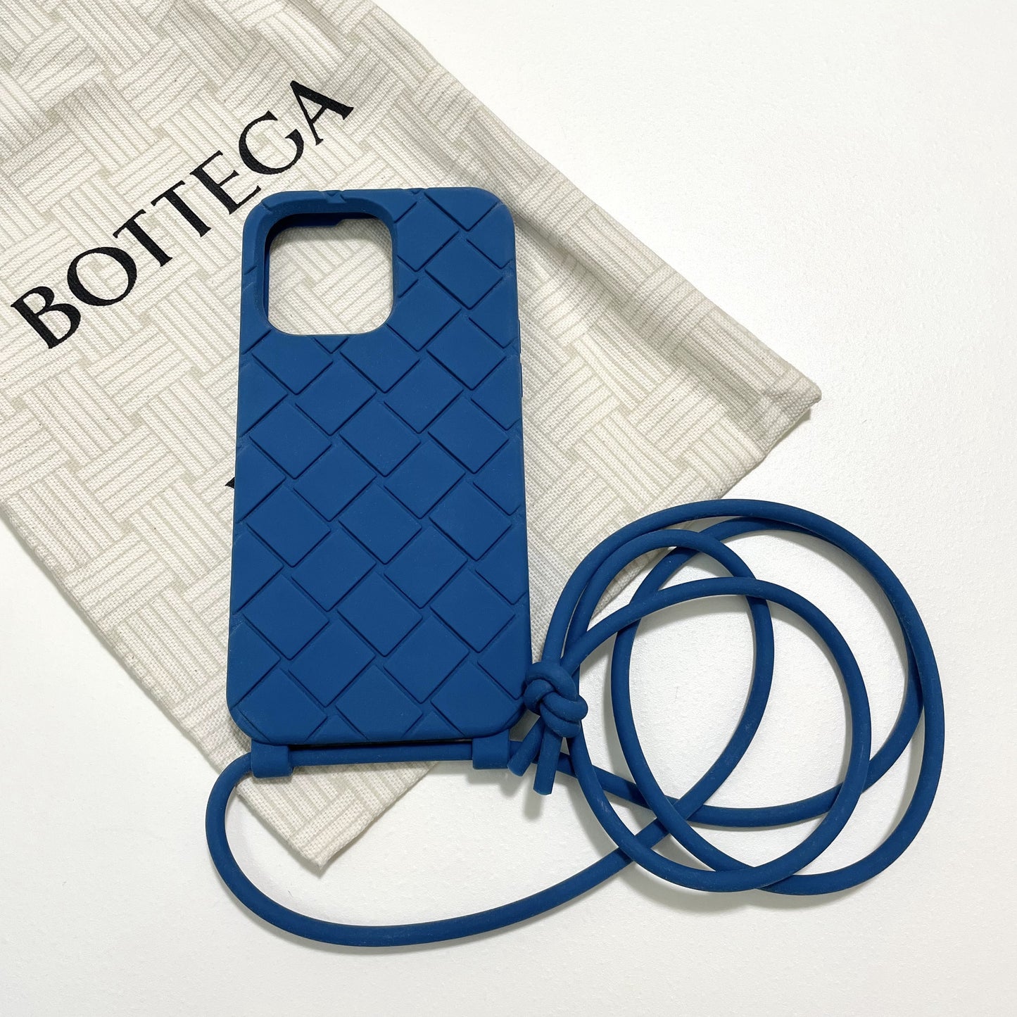 BOTTEGA VENETA ボッテガヴェネタ iPhone14 Pro Max ケース スマホケース 青 アイフォン 新品未使用