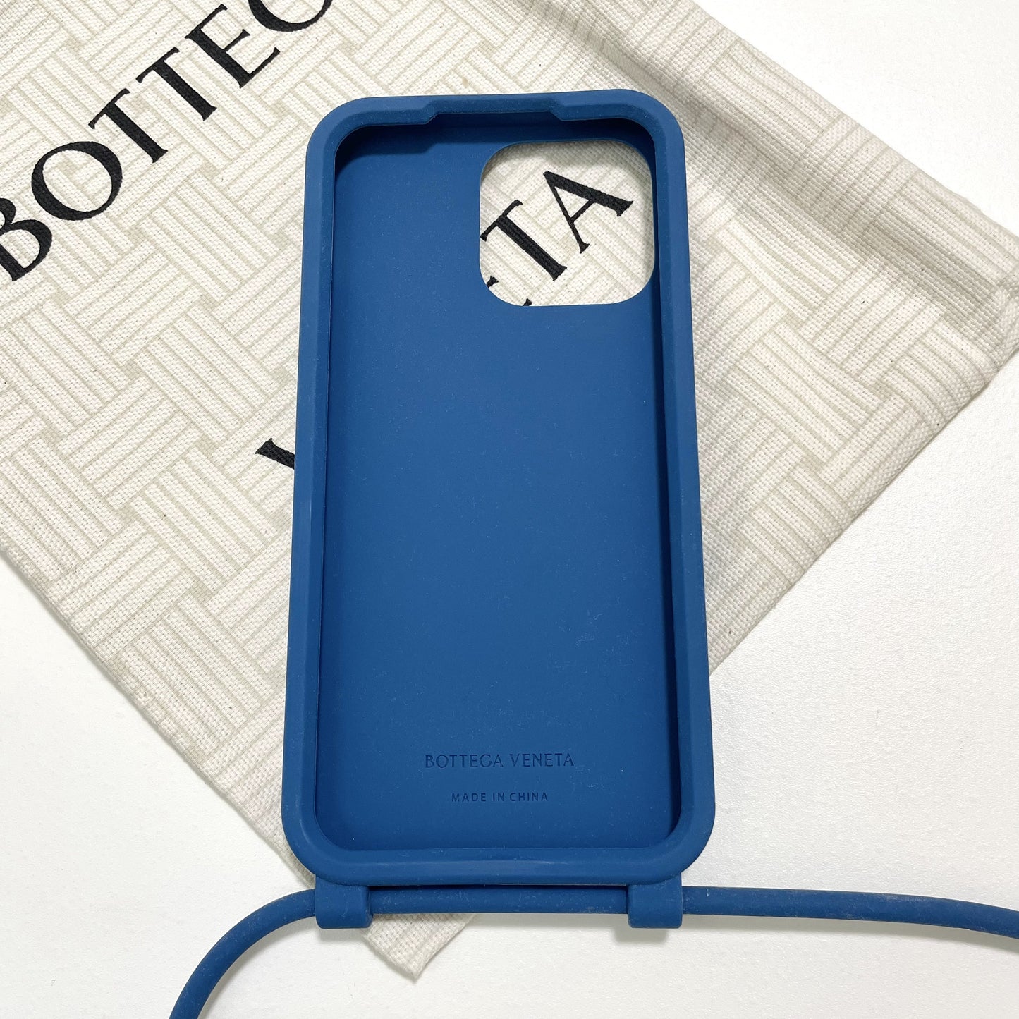 BOTTEGA VENETA ボッテガヴェネタ iPhone14 Pro Max ケース スマホケース 青 アイフォン 新品未使用