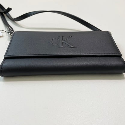 Calvin Klein カルバンクライン ショルダーバッグ クロスボディバッグ 斜め掛け ウォレット 財布 ロゴ 黒 ブラック