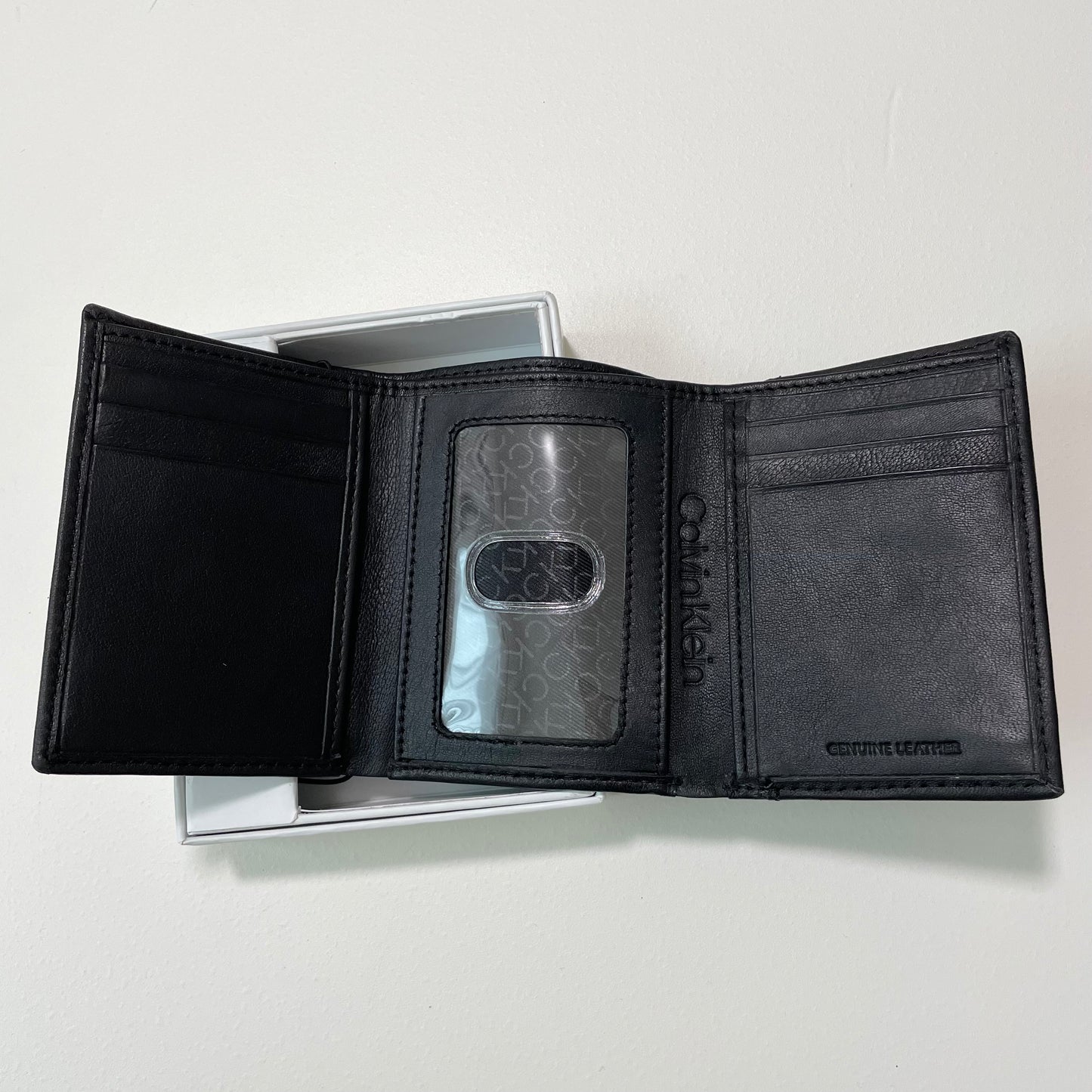 Calvin Klein カルバンクライン 財布 ウォレット コンパクト ミニ カードケース シンプル 三つ折り メンズ ブラック