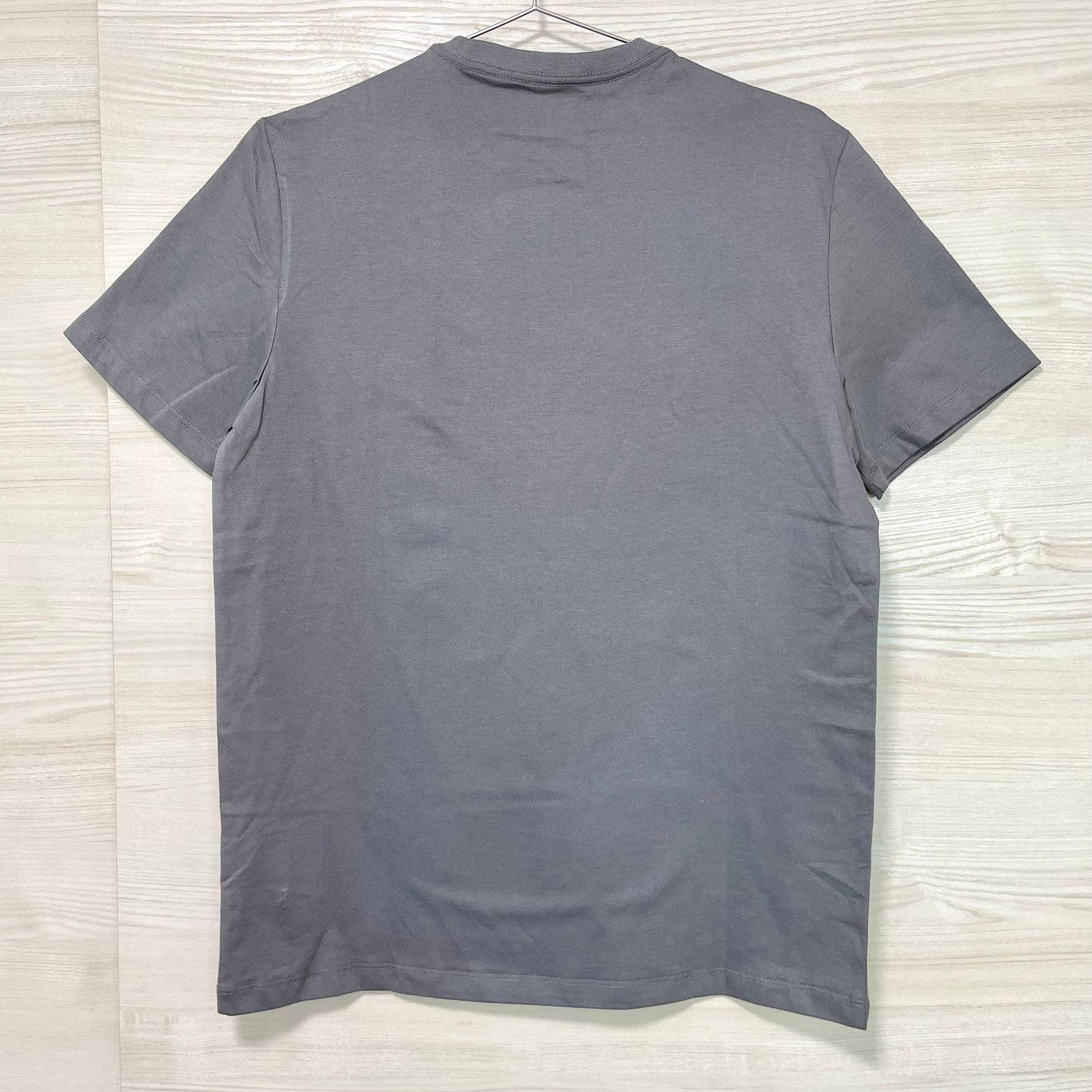 Calvin Klein カルバンクライン Tシャツ L カットソー 半袖 プリント ロゴ グレー メンズ レディース コットン