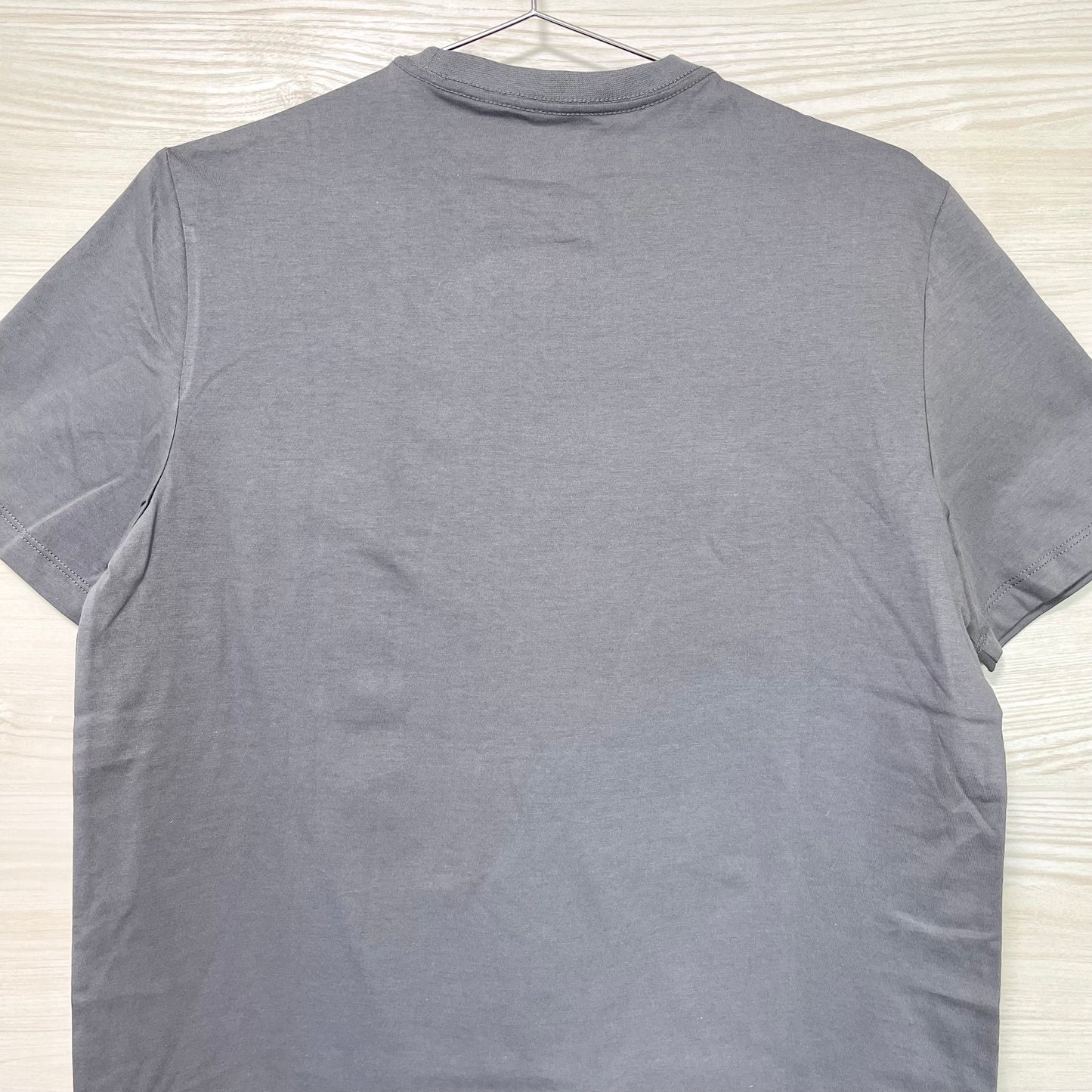 Calvin Klein カルバンクライン Tシャツ L カットソー 半袖 プリント ロゴ グレー メンズ レディース コットン