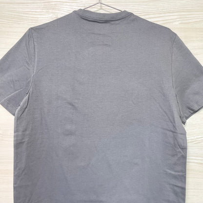 Calvin Klein カルバンクライン Tシャツ L カットソー 半袖 プリント ロゴ グレー メンズ レディース コットン
