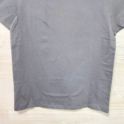 Calvin Klein カルバンクライン Tシャツ L カットソー 半袖 プリント ロゴ グレー メンズ レディース コットン