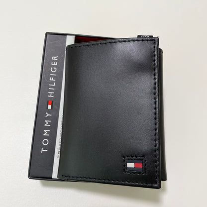TOMMY HILFIGER トミーヒルフィガー 折り財布 ウォレット 三つ折り カードケース 小銭入れなし メンズ コンパクト