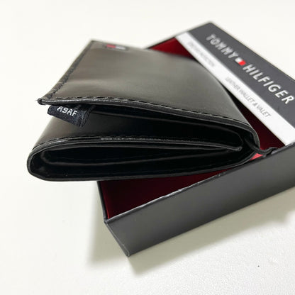 TOMMY HILFIGER トミーヒルフィガー 折り財布 ウォレット 三つ折り カードケース 小銭入れなし メンズ コンパクト