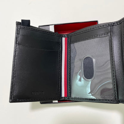 TOMMY HILFIGER トミーヒルフィガー 折り財布 ウォレット 三つ折り カードケース 小銭入れなし メンズ コンパクト