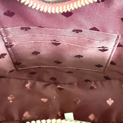 ケイトスペード ショルダーバッグ 斜め掛け ハート グリッター レディース 赤