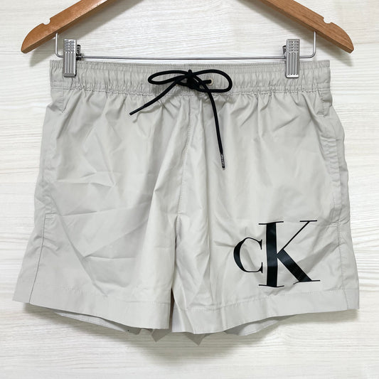 カルバンクライン 水着 S スイムウェア ホワイト ショートパンツ 白 メンズ