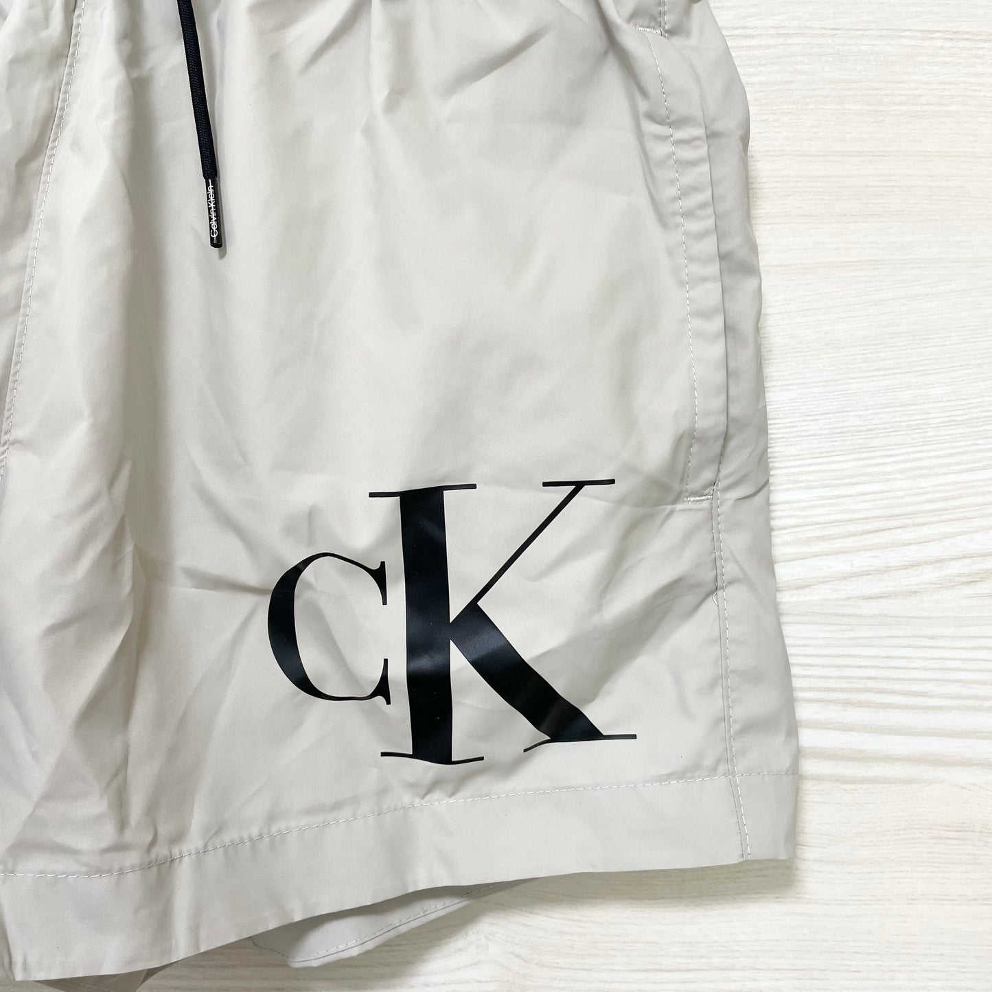 カルバンクライン 水着 S スイムウェア ホワイト ショートパンツ 白 メンズ