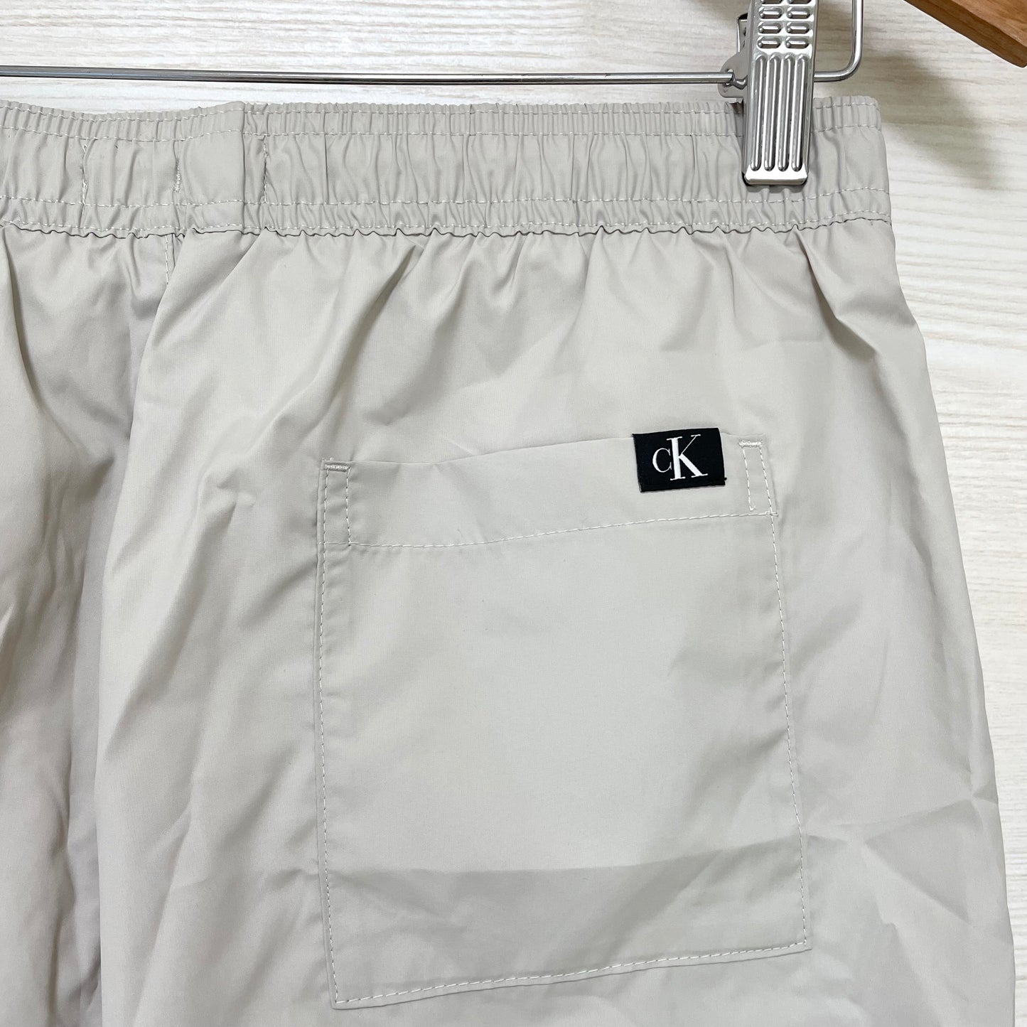 カルバンクライン 水着 S スイムウェア ホワイト ショートパンツ 白 メンズ