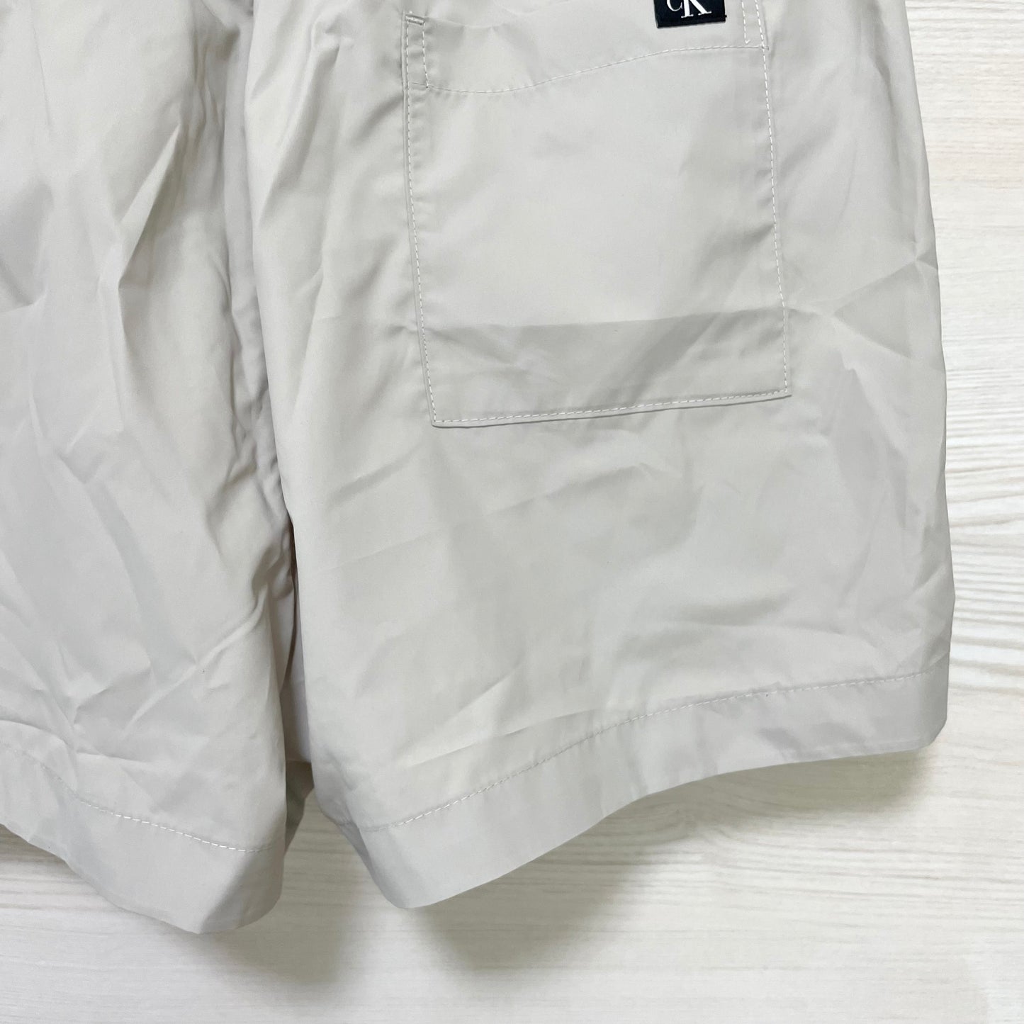 カルバンクライン 水着 S スイムウェア ホワイト ショートパンツ 白 メンズ