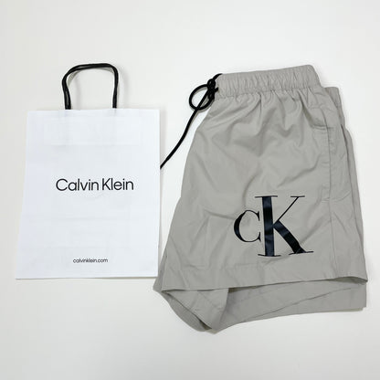 カルバンクライン 水着 S スイムウェア ホワイト ショートパンツ 白 メンズ