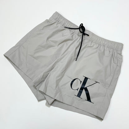 カルバンクライン 水着 S スイムウェア ホワイト ショートパンツ 白 メンズ