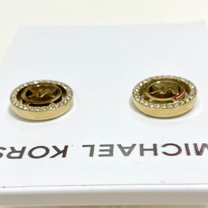 MICHAEL KORS マイケルコース ピアス アクセサリー レディース サークル ロゴ MK 上品 おしゃれ 可愛い ゴールド