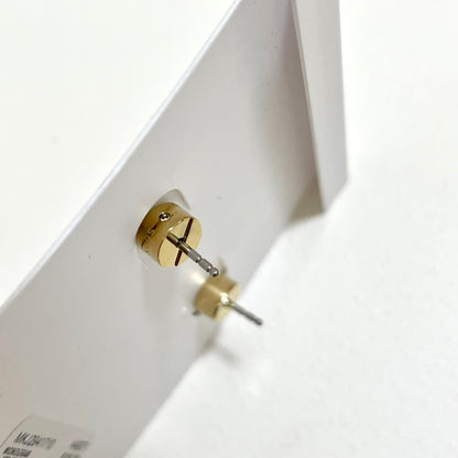 MICHAEL KORS マイケルコース ピアス アクセサリー レディース サークル ロゴ MK 上品 おしゃれ 可愛い ゴールド