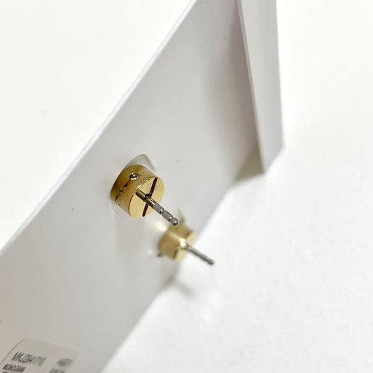 MICHAEL KORS マイケルコース ピアス アクセサリー レディース サークル ロゴ MK 上品 おしゃれ 可愛い ゴールド