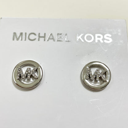 MICHAEL KORS マイケルコース ピアス アクセサリー レディース サークル ロゴ MK 上品 可愛い おしゃれ シルバー