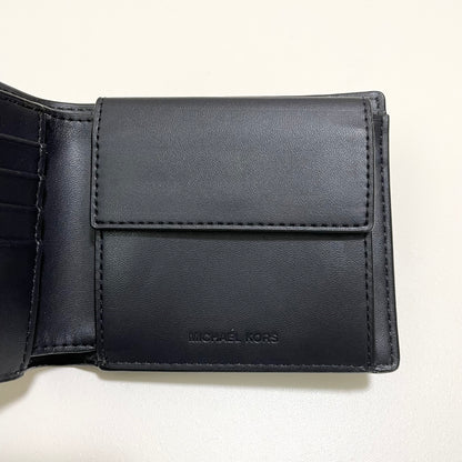 MICHAEL KORS マイケルコース 財布 折り財布 二つ折り財布 ウォレット メンズ シグネチャー コンパクト 紺 ネイビー