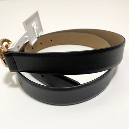 MICHAEL KORS マイケルコース ベルト XL レディース MK バックル シンプル ロゴ 大きいサイズ 黒 ブラック