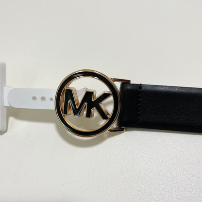 MICHAEL KORS マイケルコース ベルト XL レディース MK バックル シンプル ロゴ 大きいサイズ 黒 ブラック