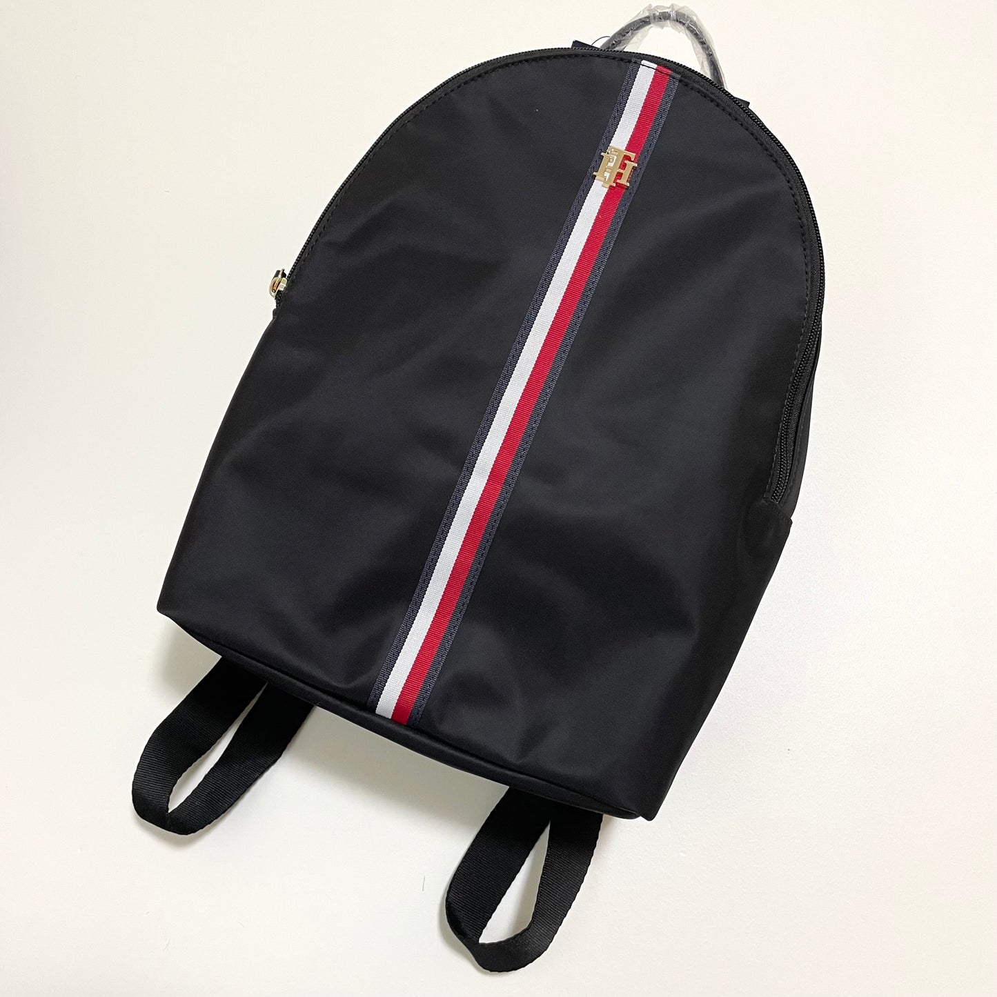 TOMMY HILFIGER トミーヒルフィガー リュックサック バックパック シンプル レディース 紺 ネイビー トリコロール