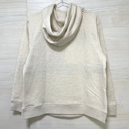 TOMMY HILFIGER トミーヒルフィガー パーカー L 長袖 フード フーディ ブランド ロゴ レディース ベージュ