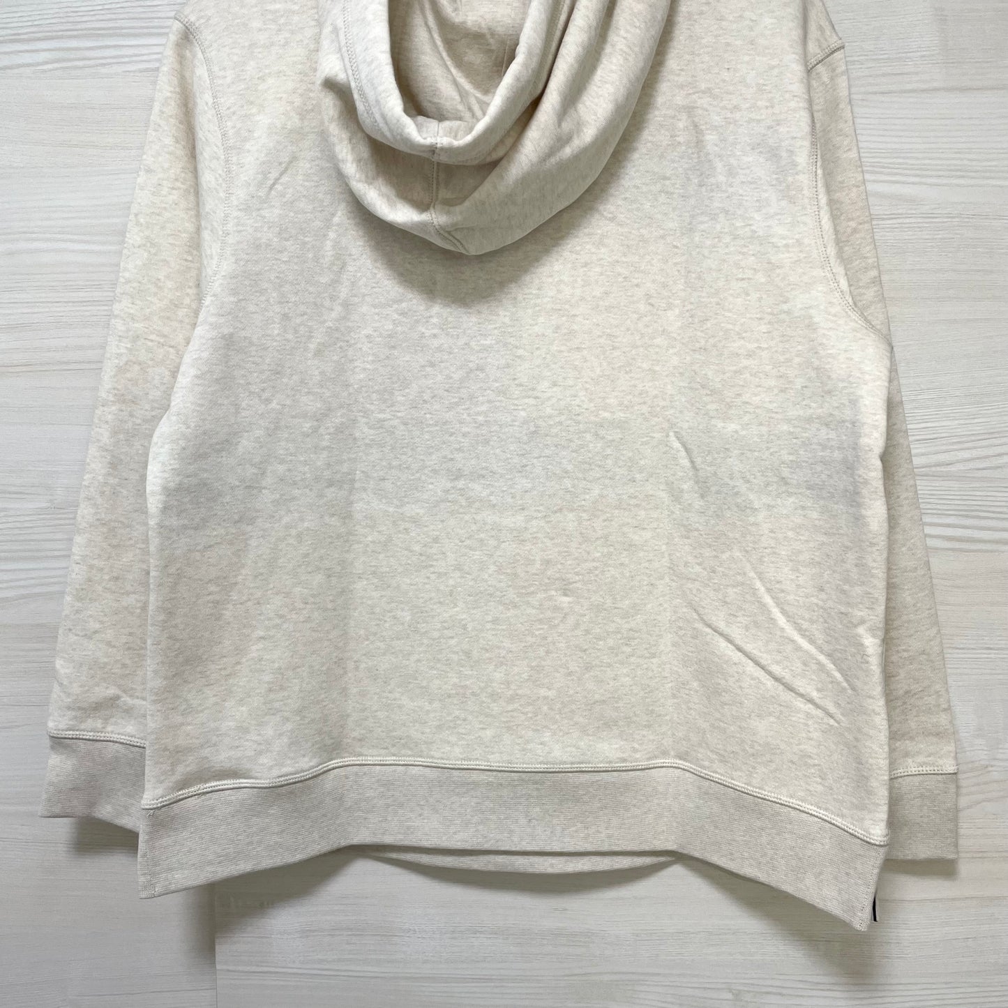 TOMMY HILFIGER トミーヒルフィガー パーカー L 長袖 フード フーディ ブランド ロゴ レディース ベージュ