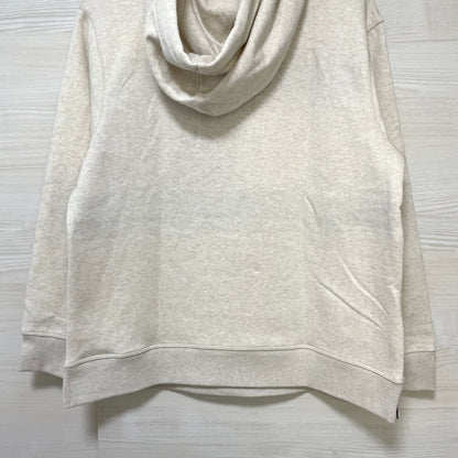 TOMMY HILFIGER トミーヒルフィガー パーカー L 長袖 フード フーディ ブランド ロゴ レディース ベージュ