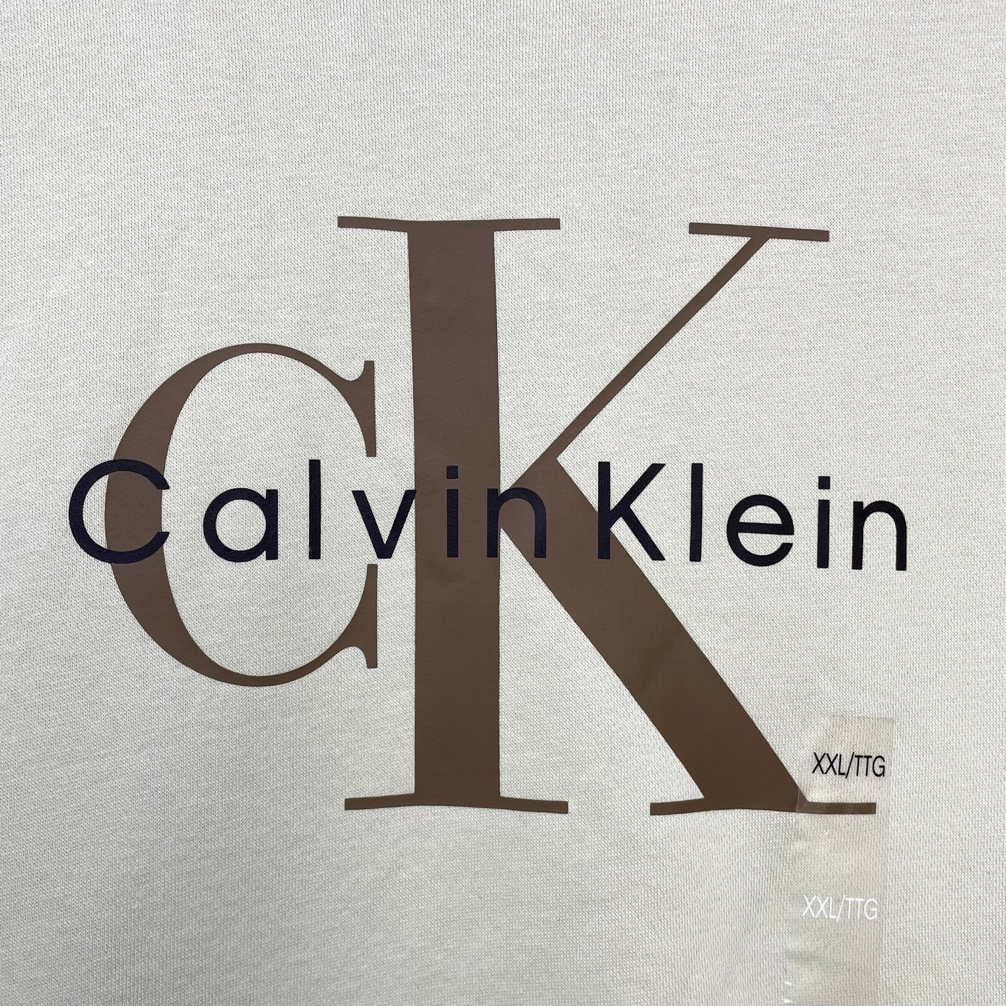Calvin Klein Jeans カルバンクライン ジーンズ トレーナー XXL 長袖 ロゴ CK プリント 緑 グリーン