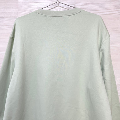 Calvin Klein Jeans カルバンクライン ジーンズ トレーナー XXL 長袖 ロゴ CK プリント 緑 グリーン