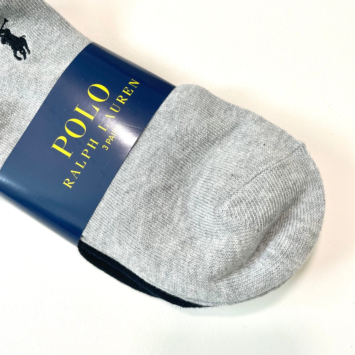 POLO RALPH LAUREN ポロ ラルフローレン 靴下 メンズ くるぶし丈 シンプル 3足セット ワンポイント ロゴ