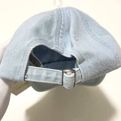Calvin Klein カルバンクライン キャップ ベースボール 帽子 ONE SIZE デニム 刺繍 ロゴCK レディース 青