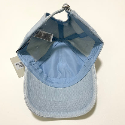 Calvin Klein カルバンクライン キャップ ベースボール 帽子 ONE SIZE デニム 刺繍 ロゴCK レディース 青